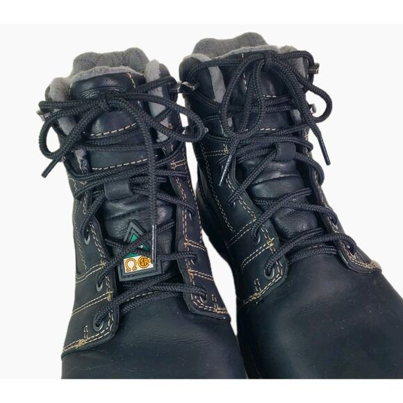 KEEN Utility CSA Seattle 6" Waterproof Work Boots Black 6M Aluminum Toe Safety - Picture 3 of 11